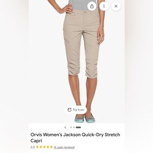 Orvis Black Capri Pants